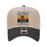 Mens It's Not A Dad Bod It's A Father Figure Bear Camping Adjustable Baseball Cap | Artistshot