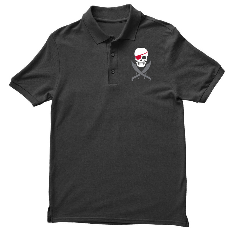 Pirate Skull Crossed Swords Funny Men's Polo Shirt | Artistshot