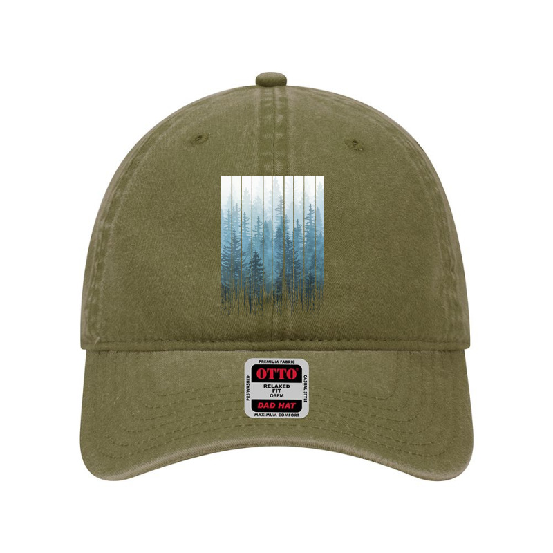 Grunge Dripping Turquoise Misty Forest Dyed Cap | Artistshot