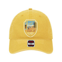 Washington Olympic National Park Retro Vintage Design Gift Dyed Cap | Artistshot