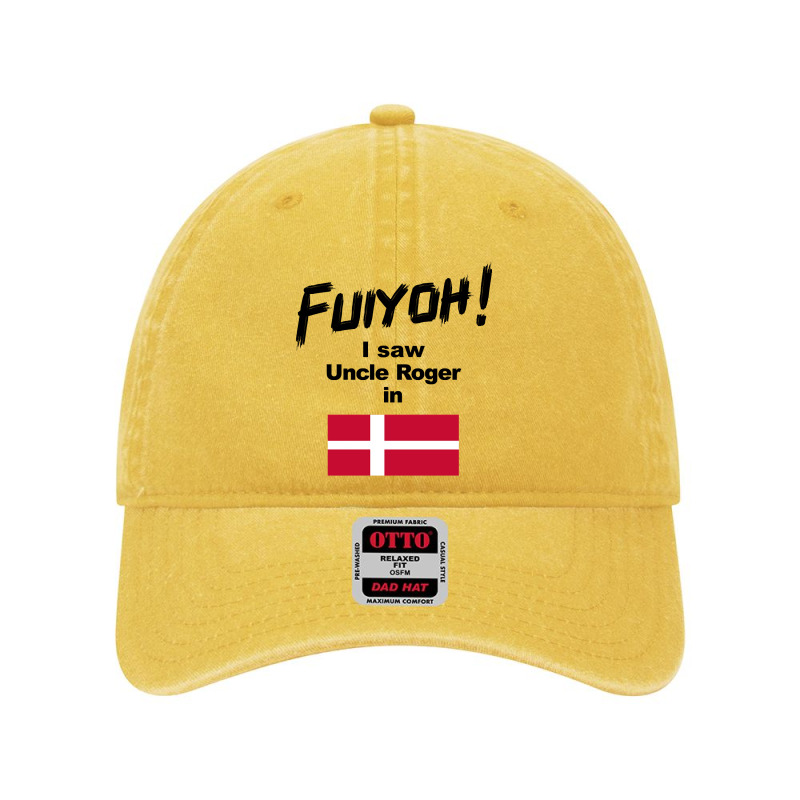 Uncle Roger World Tour - Fuiyoh - I Saw Uncle Roger In Denmark Dyed Cap by Crowley Tidwell | Artistshot