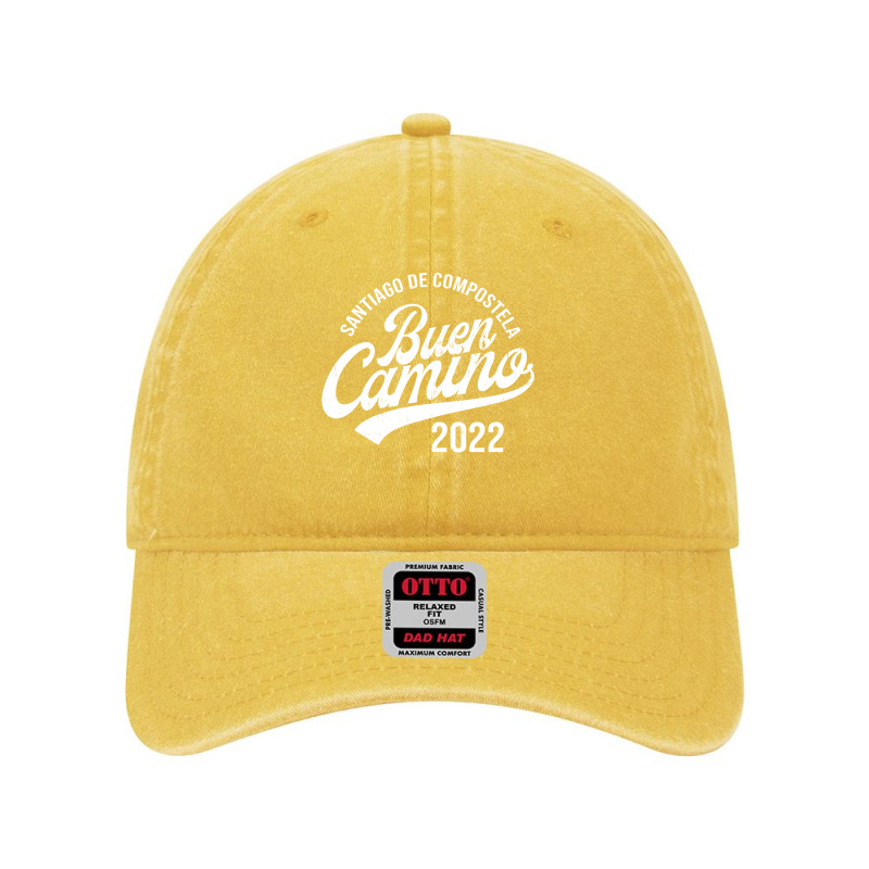 Buen Camino 2022 De Santiago De Compostela Sweatshirt Dyed Cap | Artistshot