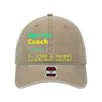 Sprint Coach Definition Funny Running Humor Track And Field Dyed Cap | Artistshot