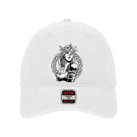 Viking Scandinavia Fighter Ornament Woman Warrior Dyed Cap | Artistshot