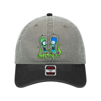 Kang Man And Kodos Sidekick Dyed Cap | Artistshot