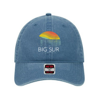 Big Sur California Beach Central Coast Retro Forest Camping T Shirt Dyed Cap | Artistshot