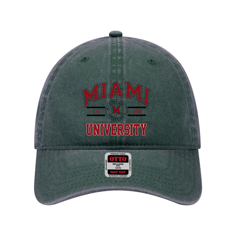 Miami University Oxford Ohio Dyed Cap by cm-arts | Artistshot