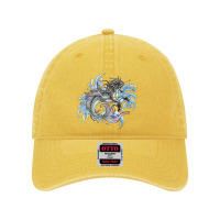 Marine Sea Horse Dyed Cap | Artistshot