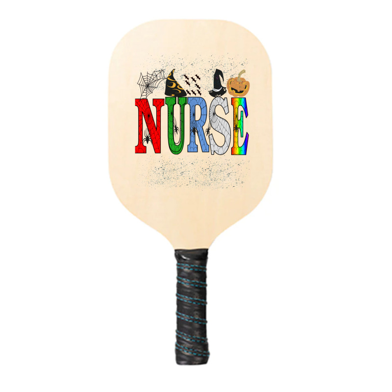 Halloween Nurse Nursing Cute Health Worker Halloween Pickleball Paddle | Artistshot