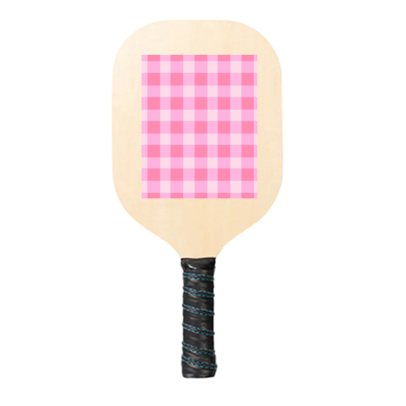 Preppy, Pink, Aesthetic, Gingham, Preppy Aesthetic Graphic Pickleball Paddle | Artistshot