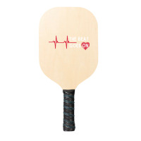 Heart Attack Surgery The Beat Goes On Survivor Rehab Recover Long Slee Pickleball Paddle | Artistshot