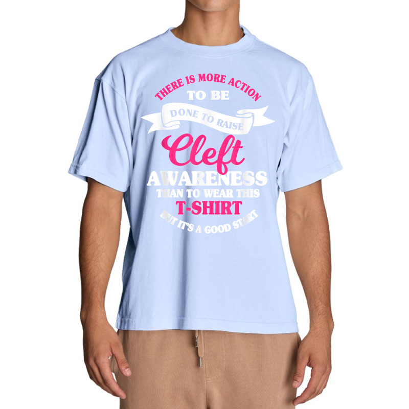 Cleft Lip Palate Ribbon Awareness Week Orofacial Hare Lip Urban Heavy T-shirt by ENIDLWHITE | Artistshot