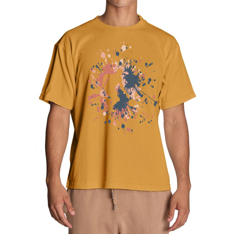 Basketball Paint Splash T  Shirt Basketball Player Color Splash T  Shi Urban Heavy T-shirt by pumpkinslanguid | Artistshot