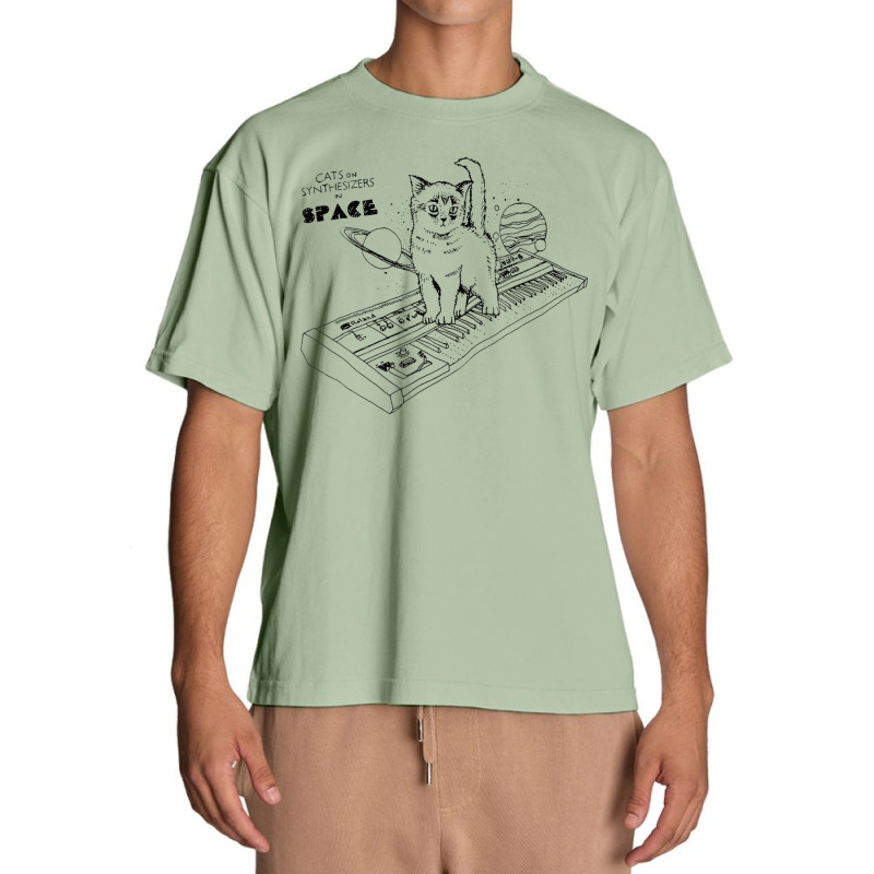 Cats On Synthesizers In Space Cat Owner Urban Heavy T-shirt | Artistshot