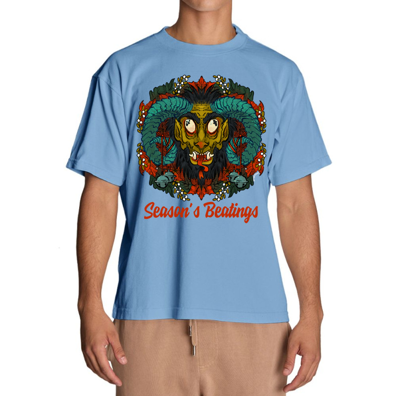 Season’s Beatings Krampus Urban Heavy T-shirt by ROBERTPENNINGTON | Artistshot