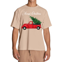 Vintage Wagon Merry Christmas   Tree On Car Xmas Vacation Sweatshirt Urban Heavy T-shirt | Artistshot