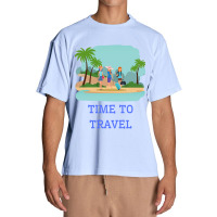 Girls Its Time To Travel Urban Heavy T-shirt | Artistshot