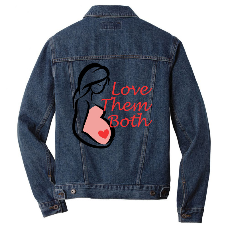 Love Them Both Men Denim Jacket | Artistshot