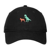 Boston Terrier T  Shirtfunny Boston Terrier Dinosaur Cute Boston Terri Adjustable Cap | Artistshot