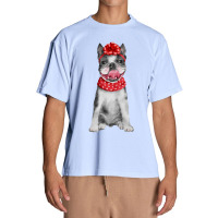 Bulldog Pitbull Bulldog Christmas Pajama Design Christmas Dog Santa Urban Heavy T-shirt | Artistshot