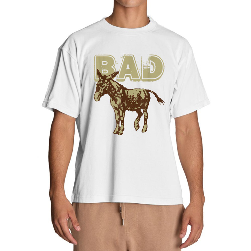 Bad Ass Funny Donkey Funny Urban Heavy T-shirt by Evelyn D Adkins | Artistshot