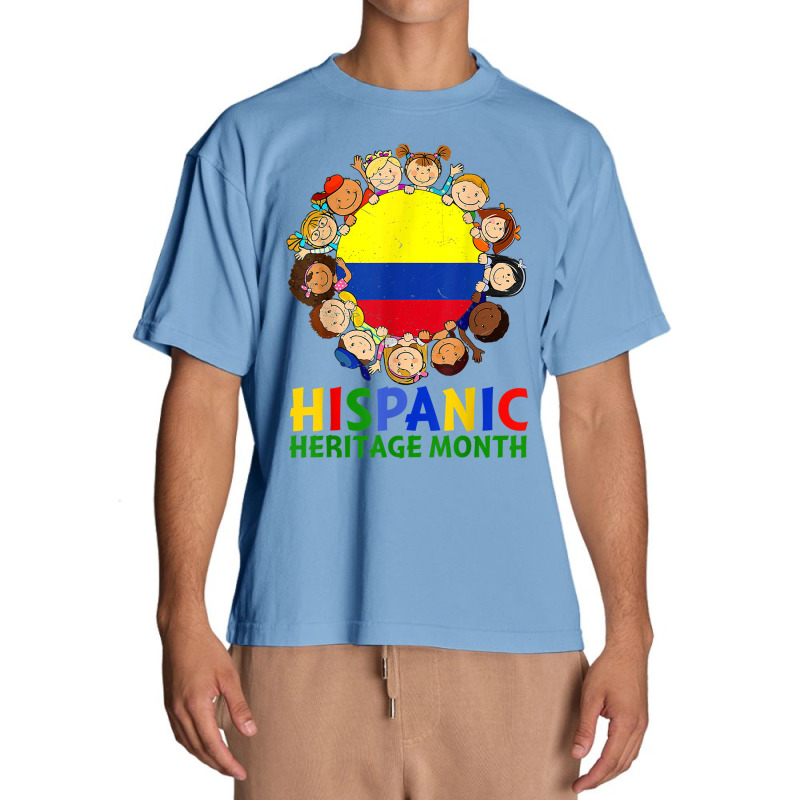 Hispanic Heritage Month Colombia Kids Boys Girls Urban Heavy T-shirt | Artistshot