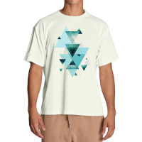 Geometric Triangle Compilation In Teal Urban Heavy T-shirt | Artistshot