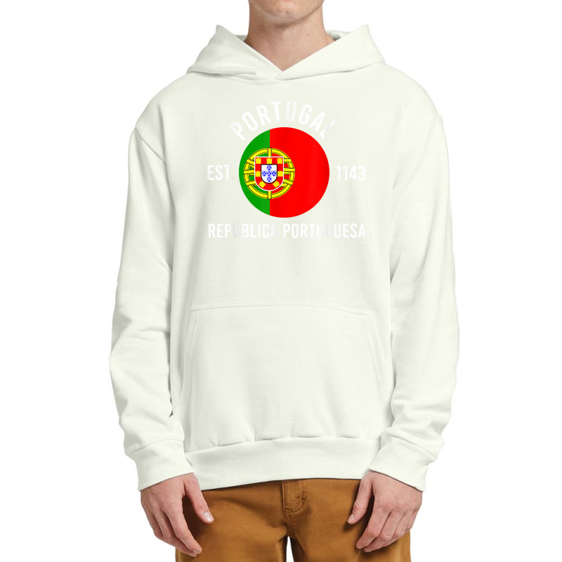 Potugal Independence Day Flag Est 1143 Souvenir Love Gift T Shirt Urban Pullover Hoodie | Artistshot