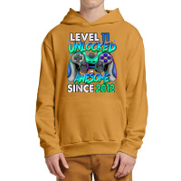 Vintage 11 Year Old Birthday Unlocked Awesome Since 2012 T Shirt Urban Pullover Hoodie | Artistshot