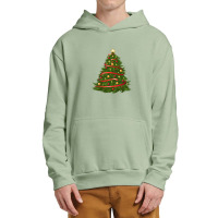 Christmas Lighting Tree Design 1 Urban Pullover Hoodie | Artistshot