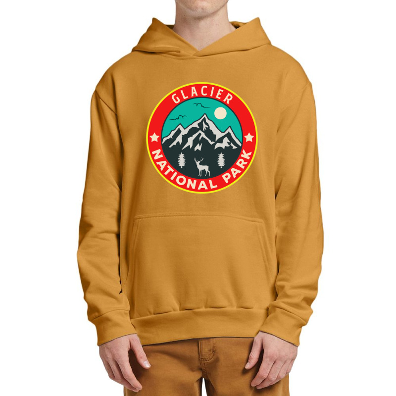 Glacier National Parkvintage Urban Pullover Hoodie by MONIQUEWORTH | Artistshot