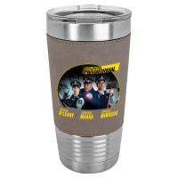 O_leary, Minogue And Haaka - Inspired By Wellington Paranormal Leatherette Tumbler | Artistshot