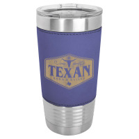 State Of Texas Raised Texan Native Boutique T Shirt Leatherette Tumbler | Artistshot