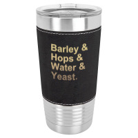 Barley Hops Water Yeast .png Leatherette Tumbler | Artistshot