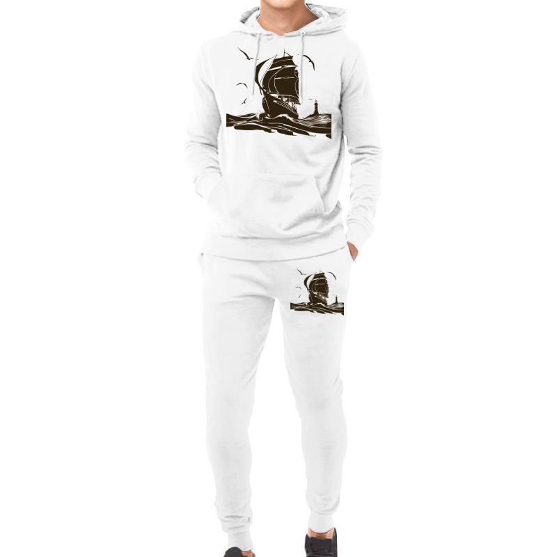 Sailing Into Adventure Hoodie & Jogger Set | Artistshot