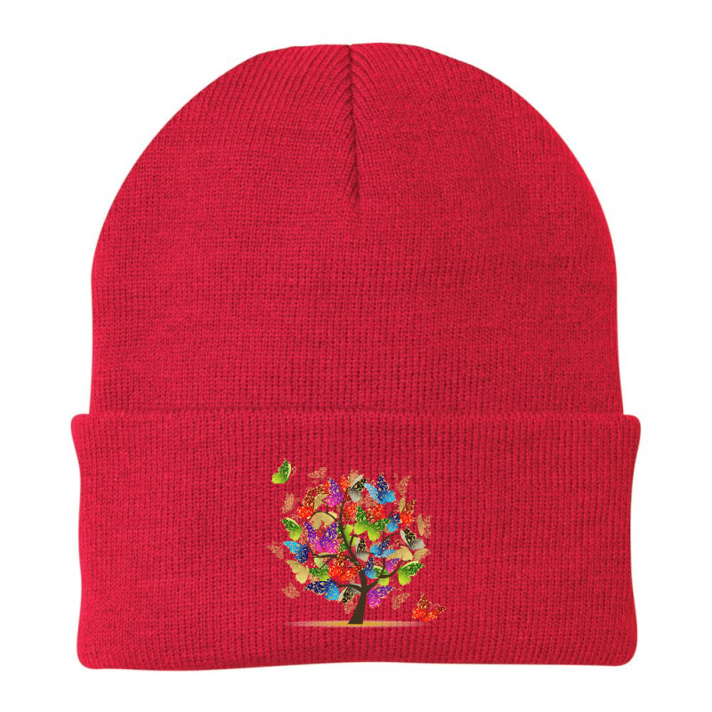 Butterfly Tree Beautiful, Butterfly Tree, Beautiful, Butterfly Tree Vi Beanie by SHOPTTTTR5 | Artistshot