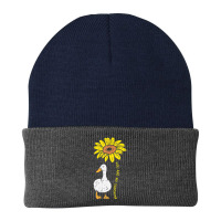 Sunshine Sunflower Duck Farm Animal Farming Life Farmer Beanie | Artistshot