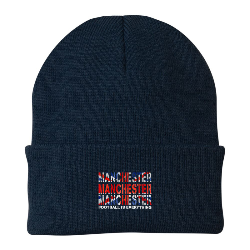 Football Is Everything Manchester Supporter Soccer Fan Beanie | Artistshot