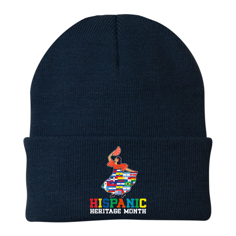 Dancing Latino Latinx Countries Flag Hispanic Heritage Month T Shirt Beanie by hankeajrippleex5 | Artistshot