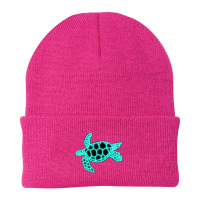 Neon Sea Turtle Beanie | Artistshot