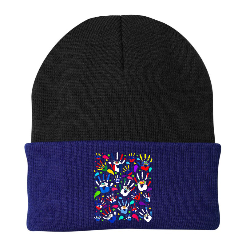 Hispanic Heritage Month All Latin Countries Flags Hand T Shirt Beanie by alyshasur9x | Artistshot