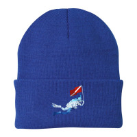 Scuba Diver Flag Ocean Dive Swimming Underwater Diving Tank Top Beanie | Artistshot