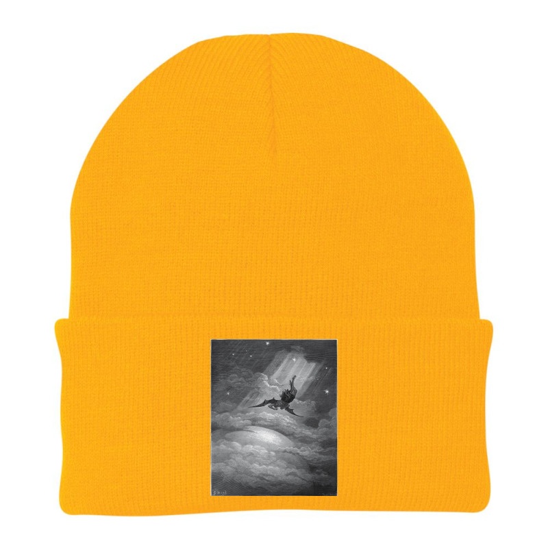 Gustave Dore, The Fall Of Satan, Illustration From John Milton's, Para Beanie by SHOPRTIUI | Artistshot