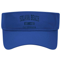 Solana Beach California Ca Vintage Athletic Sports Design Visor Hat | Artistshot