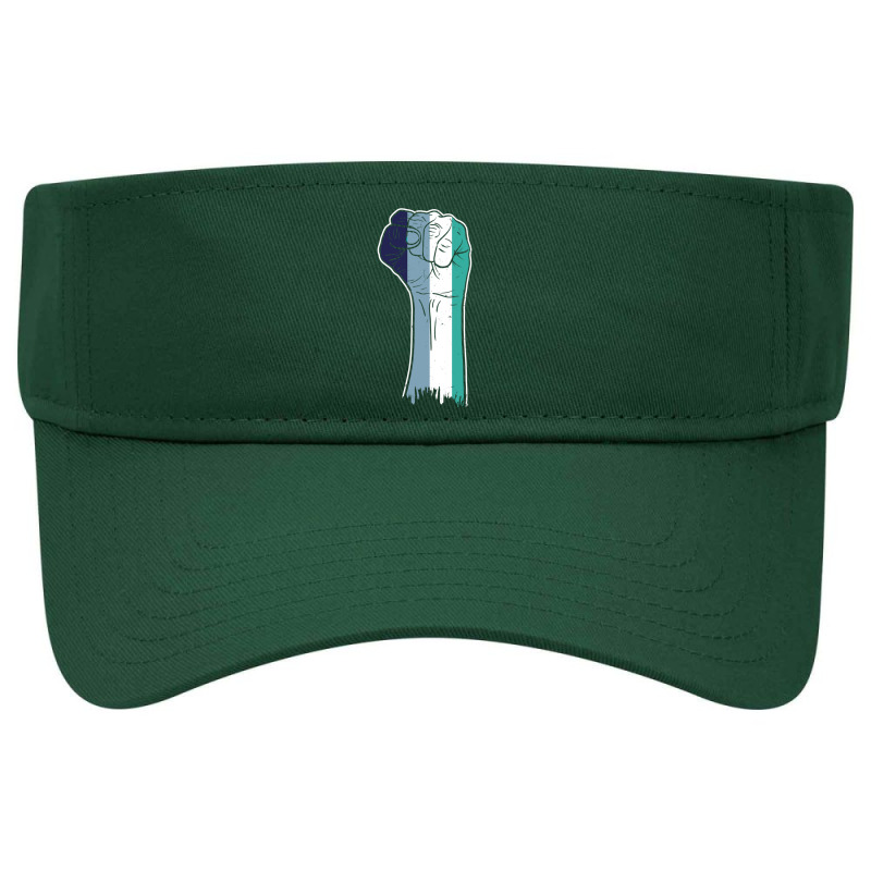 Fist Oriented Aroace Pride Visor Hat | Artistshot