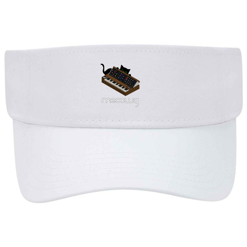 Synthesizer Cat Meow Visor Hat | Artistshot