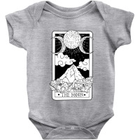 The Moon Tarot Card Baby Bodysuit | Artistshot