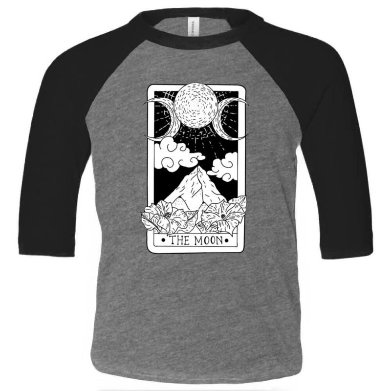 The Moon Tarot Card Toddler 3/4 Sleeve Tee by ninoron | Artistshot