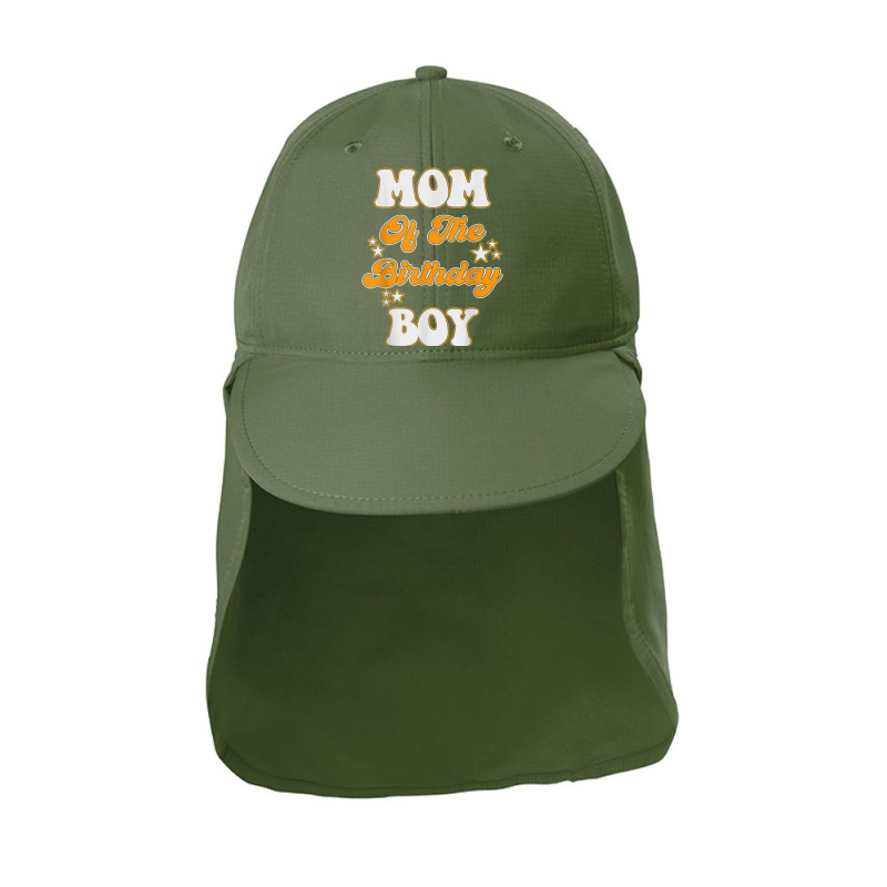 Mom Of The Birthday Boy Funny Mother Mama Family Matching T Shirt Sun Shade Cap | Artistshot