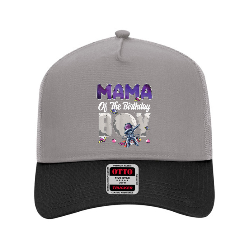 Mama Of The Birthday Astronaut Boy Space Theme T Shirt Mesh Back Trucker Hat | Artistshot